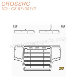 19-CROSSRC Other accessories Electroplating front face kit CS-97400742-1