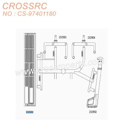 20-CROSSRC Other accessories Silver front body (assembled) CS-97401180-2