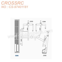 21-CROSSRC Other accessories Transparent front body (bulk) CS-97401181-4