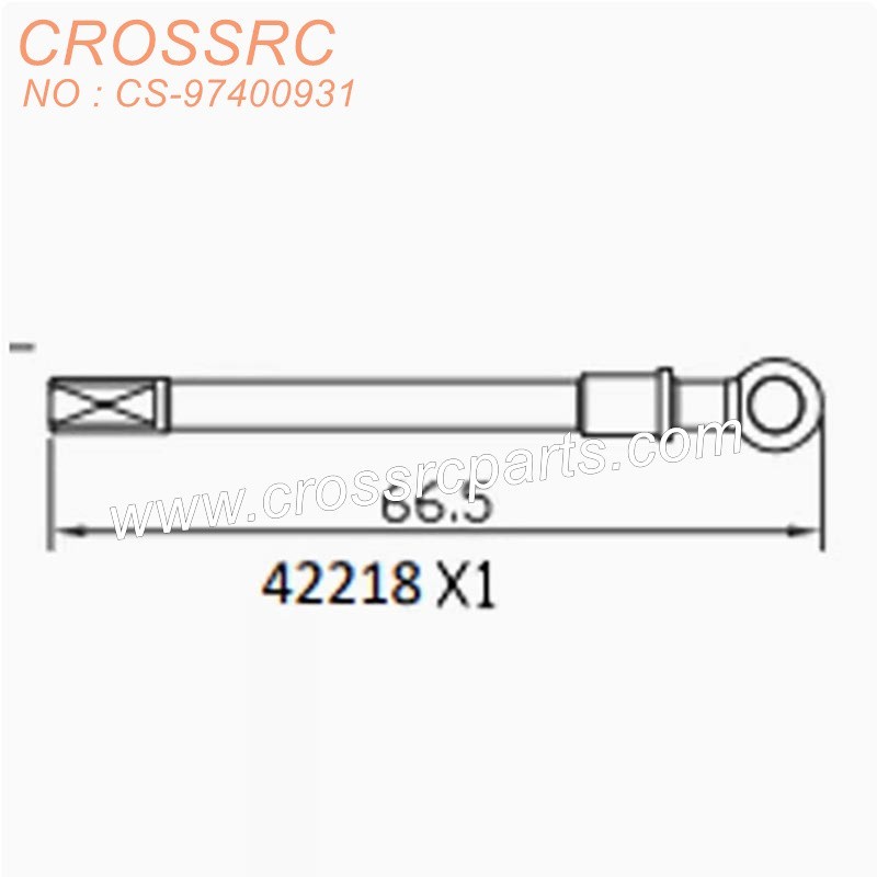 CS-97400931 CROSSRC EMO Parts Portal Bridge CVD Short Shaft Kit (Right)