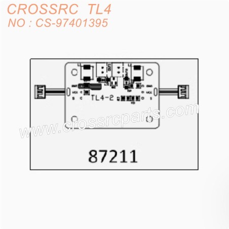 5-CROSSRC_Tractor_TL4_Parts_TL4_Top_Light_Wire_Board_87211_CS-97401395