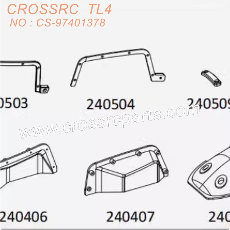 17-CROSSRC_Tractor_Big_Iron_Bull_TL4_Parts-Front_compartment_cover_nylon_accessories_CS-97401378