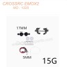 CROSSRC EMO X2 Off-Road Car RTR Parts with antenna round spotlight searchlight -1325-3