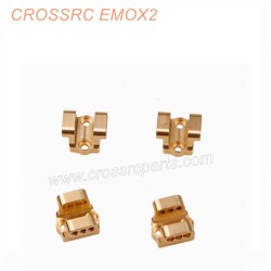 CROSSRC EMOX2 Big Lion RC CAR Upgrade Parts Front and rear axle upgrade brass metal tie rod seat shock absorber base-1