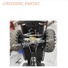 CROSSRC EMOX2 Big Lion RC CAR Upgrade Parts Front and rear axle upgrade brass metal tie rod seat shock absorber base-2