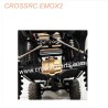 CROSSRC EMOX2 Big Lion RC CAR Upgrade Parts Front and rear axle bridge cover upgrade brass metal bridge cover-3