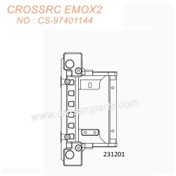 CROSSRC EMO X2 1/8 Climbing Car Parts crossbeam bracket CS-97401144-1