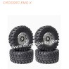 CROSSRC EMOX Big Rhino RC CAR Parts 2.2-inch black mud wheel boots tire-2