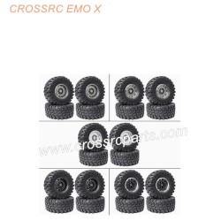 CROSSRC EMOX Big Rhino RC CAR Parts 2.2-inch black mud wheel boots tire-3