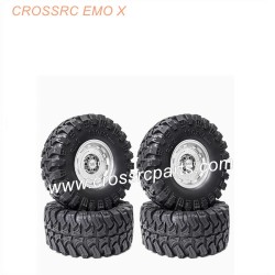 CROSSRC EMOX Big Rhino RC CAR Parts 2.2-inch black mud wheel boots tire-4