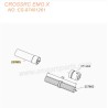 CROSSRC EMOX Big Rhino RC CAR Parts Transmission Shaft Nylon Parts CS-97401261