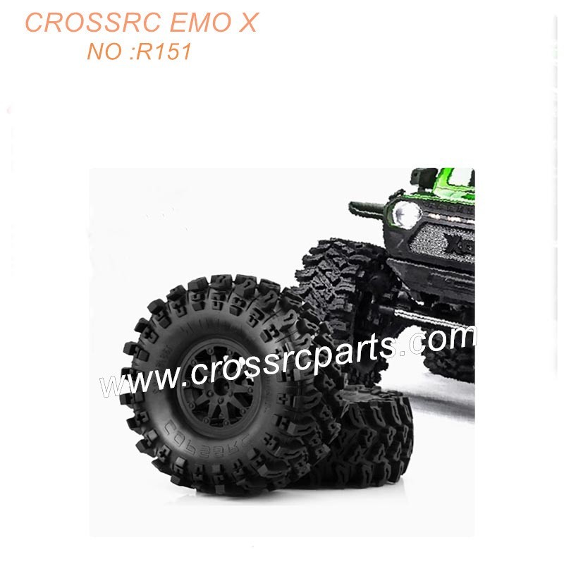 CROSS RC EMO X 1/8 RC Car Parts 2.2-inch Wheels + Tires R151-1