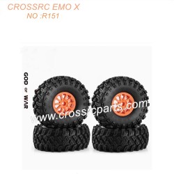 CROSS RC EMO X 1/8 RC Car Parts 2.2-inch Wheels + Tires R151-3