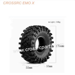 CROSS RC EMO X 1/8 RC Car Parts 2.2-inch tire wheel R9-1