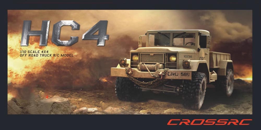 1-CROSSRC HC4 Military Truck Model Car-1