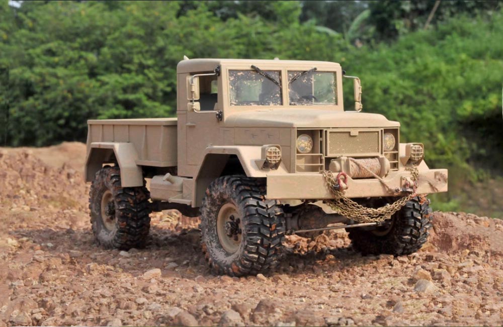 1-CROSSRC HC4 Military Truck Model Car-3