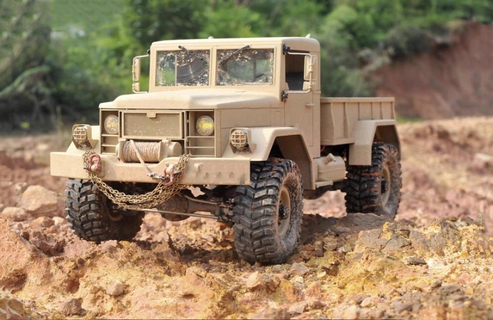 1-CROSSRC HC4 Military Truck Model Car-4