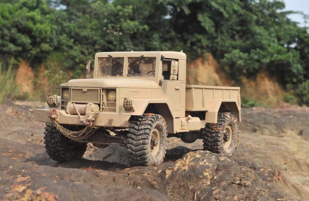 1-CROSSRC HC4 Military Truck Model Car-4